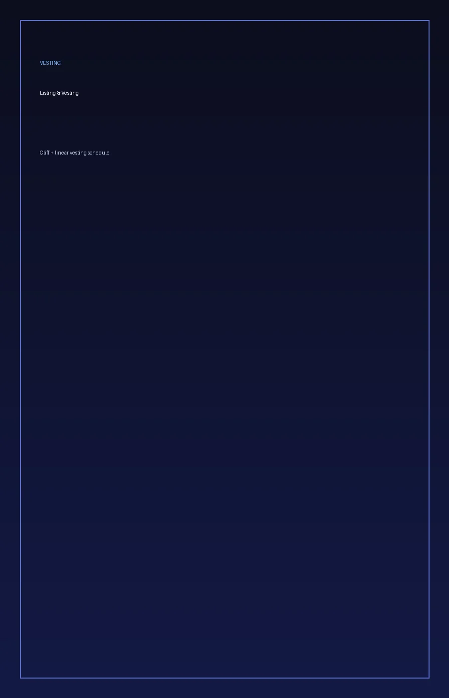 Moonrig listing and vesting schedule